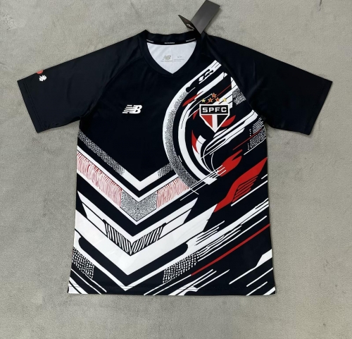 2025/26 São Paulo FC Black Training Thailand Soccer Jerseys-510