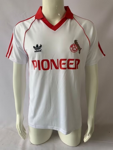 80/81 Retro Version FC Köln Home White Thailand Soccer Jersey AAA-503