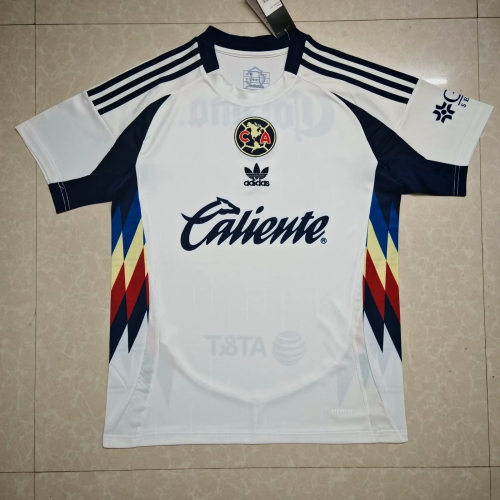 2025/26 Club América Rice White Thailand Soccer Training Jerseys-07