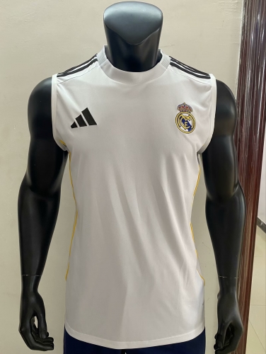 2025/26 Real Madrid White Thailand Soccer Jersey Vest-407