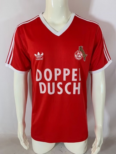 84/85 Retro Version FC Köln Away Red Thailand Soccer Jersey AAA-503