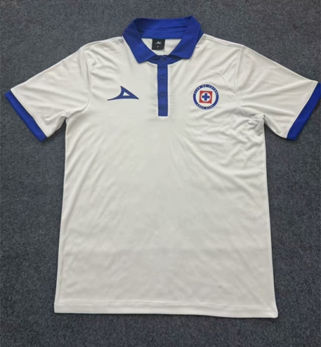 2025/26 Cruz Azul White Thailand Soccer Polo Shirts-07