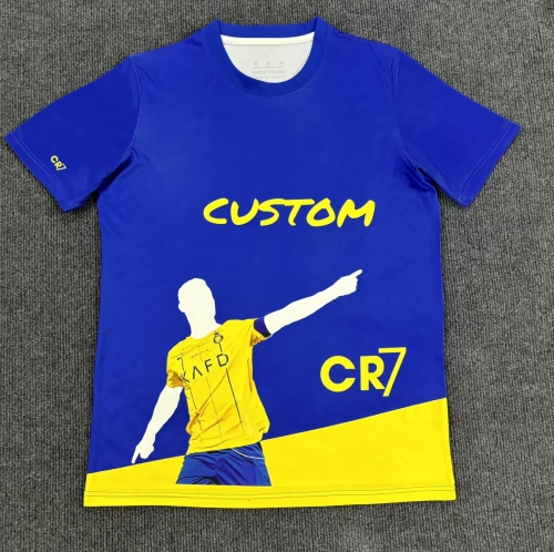 2025/26 #CR7 Al-Nassr FC Blue Thailand Soccer Jersey AAA-2019