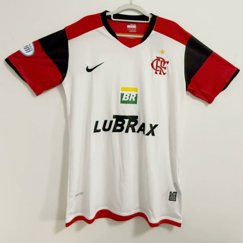 08/09 Retro Version CR Flamengo Away White Thailand Soccer Jersey AAA-FY