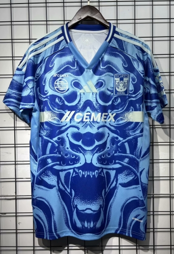 2025/26 Tigre UANL Away Blue Thailand Soccer Jersey AAA-36