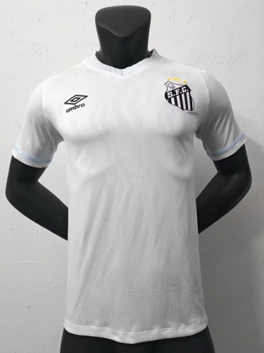 Player Version 2025-26 Santos FC Home White Thailand Soccer Jersey AAA-908/308