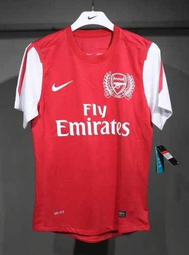 Player Retro Version 11/12 Arsenal Home Red Thailand Soccer Jersey AAA-703