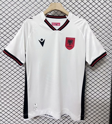 2025/26 Albania White Thailand Soccer Jersey AAA-95