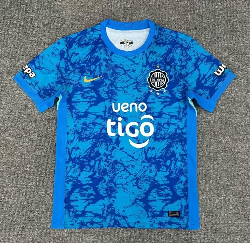 2025/26 Olimpia 2ng Away Blue Thailand Soccer Jersey AAA-1040