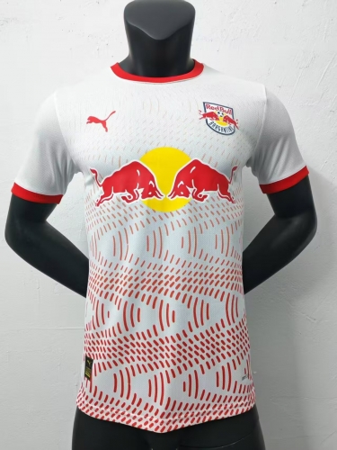 Player Version 2025/26 New York Red Bulls Home White Thailand Soccer Jersey AAA-908