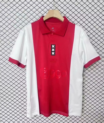 2025-26Commemorative Version  Ajax Red Thailand Soccer Jersey AAA-95