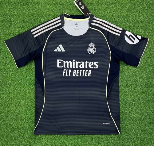 2025/26 Real Madrid Away Black Thailand Soccer Jersey AAA-320/407/416