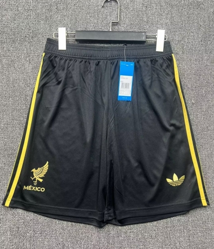 2025/26 Commemorative Version Mexico Black Thailand Soccer Shorts-315