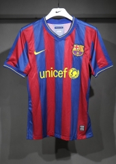 Player Retro Version 09/10 Barcelona Home Red & Blue Thailand Soccer Jerseys-703