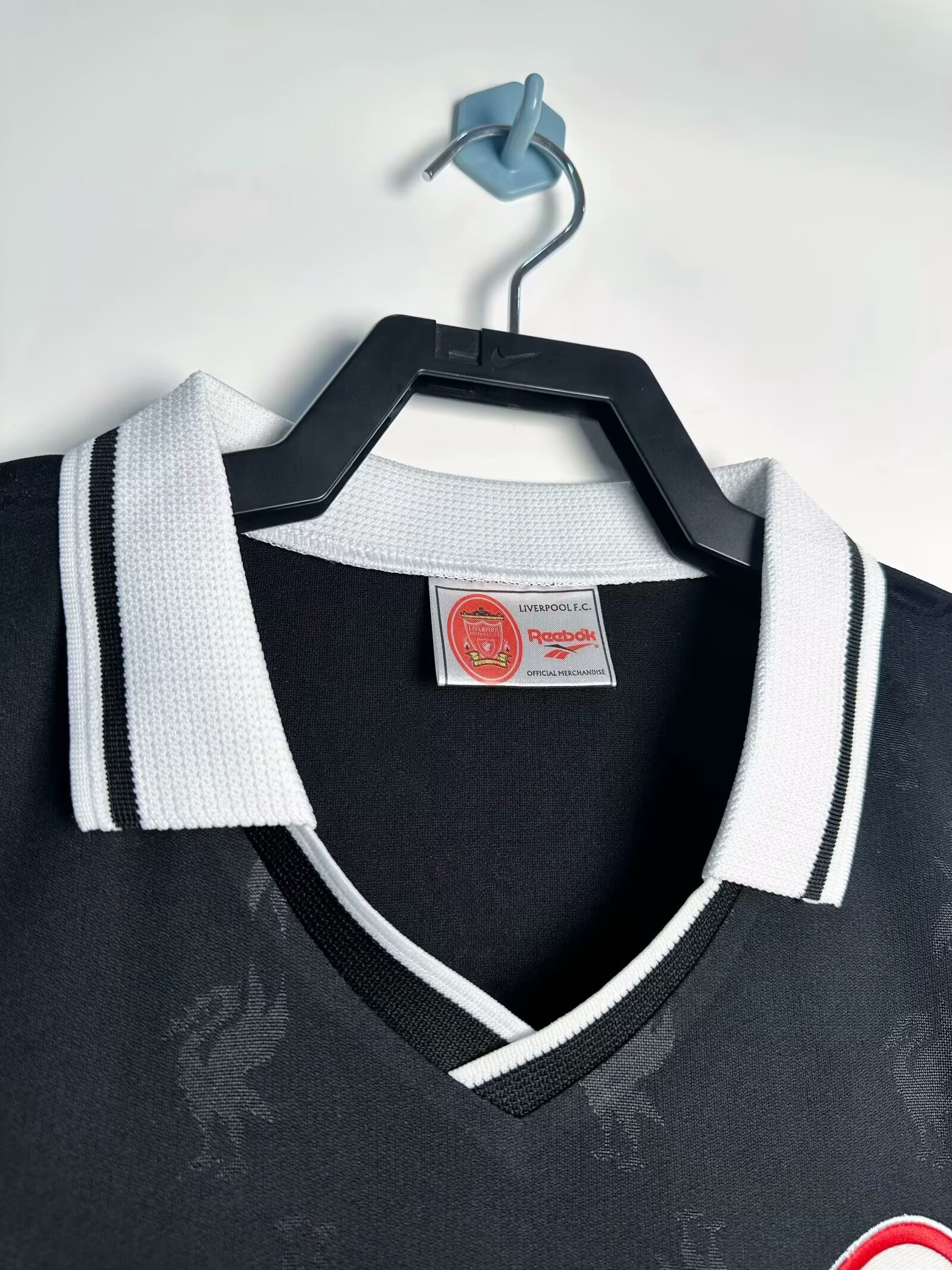 リバプール 黒 ジャージ Reebok 96/97 96/97 Retro Version Liverpool 2nd Away Black Thailand Soccer