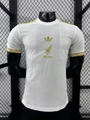Player Special Version 2025/26 Mexico White Thailand Soccer Jersey AAA-XY/MY/416