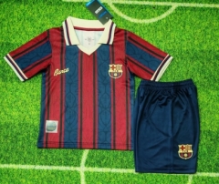 Kids 2025/26 Commemorative Version Barcelona Blue & Red Kids/Youth Soccer Uniform-507/123/812