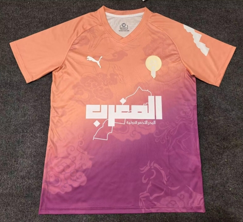 2025/26 Special Version Morocco Purple Orange Thailand Soccer Jersey AAA-312