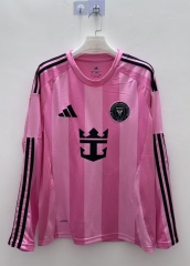 2025/26 Inter Miami CF Home Pink LS Thailand Soccer Jersey AAA-410