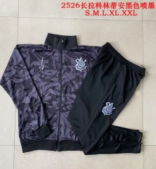 2025/26 Corinthians Black Jakcet Soccer Uniform-815