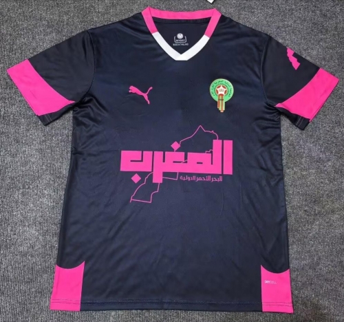 2025/26 Special Version Morocco Black Thailand Soccer Jersey AAA-312