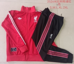 2025/26 Retro Liverpool Red Thailand Soccer Jacket Uniform-815