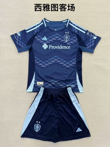 2025/26 Seattle Sounders FC Away Royal Blue Soccer Uniform-208