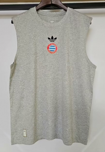 2025 Bayern München Gray Soccer Cotton Vest-308