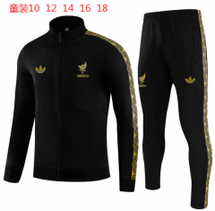 Kids 2025/26 Mexico Black Kids/Youth Jacket Unifom-GDP