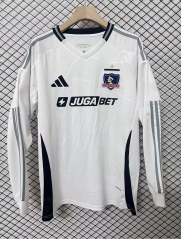 2025/26 Colo-Colo Home White LS Thailand Soccer Jersey AAA-95