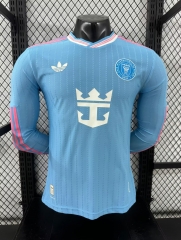 Player Version 2025/26 Inter Miami CF 2nd Away Blue LS Thailand Soccer Jersey AAA-XY