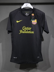 Player Retro Version 11/12 Barcelona Away Black Thailand Soccer Jerseys AAA-703