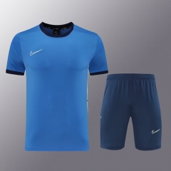 #NK Nike 2025/26 CaiBlue Shorts-Sleeve Tracksuit Uniform-LH