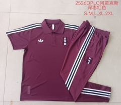 2025/26 Ajax Red Turndown Thailand Polo Uniform-815