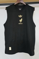 2025/26 Mexico Black Soccer Cotton Vest-308