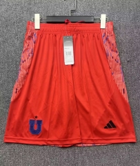2025/26 Club Universidad de Chile Away Red Thailand Soccer Training Shorts-315