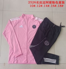 Kids 2025-26 Inter Miami CF Pink Kids/Youth Jacket Uniform-815