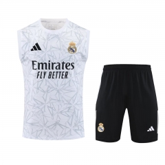 2025/26 Real Madrid White Thailand Soccer Training Vest Set-418