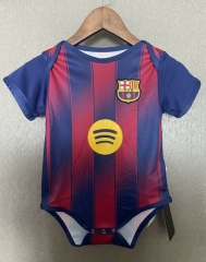 (Size 9-12) 2025/26 Barcelona Home Red & Blue Baby Soccer Uniform-308