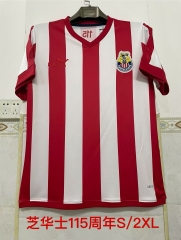 115th Commemorative Retro Version Deportivo Guadalajara Red & White Thailand Soccer Jersey AAA-2041