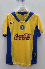 04/05 Retro Version Club América Home Yellow Thailand Soccer Jersey AAA-410/2178