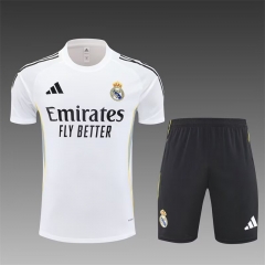 2025/26 Real Madrid White Soccer Tracksuit Uniform-801