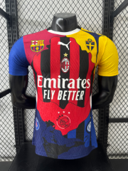 Player Commemorative Version 2025/26 AC Milan Red & Black & Blue #11 (IBRAHIMOVIC) Thailand Soccer Jersey AAA-XY
