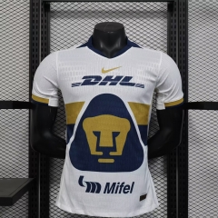 Player Version 2025/26 Pumas UNAM Home White Thailand Soccer Jersey AAA-88/908
