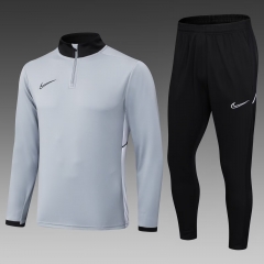 #NK2508 Nike 2025/26 Gray Tracksuit Uniform-411