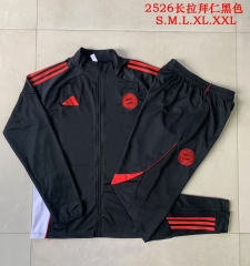 2025/26 Bayern Münche Black Soccer Jacket Uniform-815