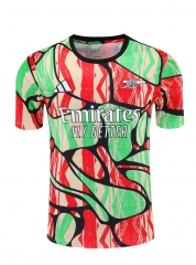 2025/26 Arsenal Red & Green Shorts-Sleeve Thailand Soccer Jerseys-418