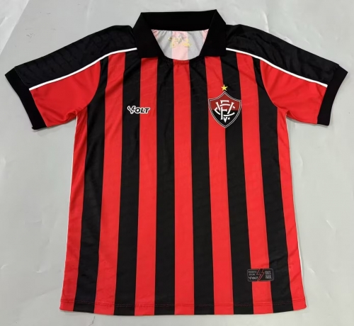 2025/26 Vitoria Home Black & Red Thailand Soccer Jersey AAA-908/1116