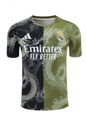 2025/26 Real Madrid Black & Green Thailand Soccer Training Jerseys-418