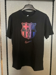2025/26 Barcelona Black Soccer Cotton T-Shirts-308